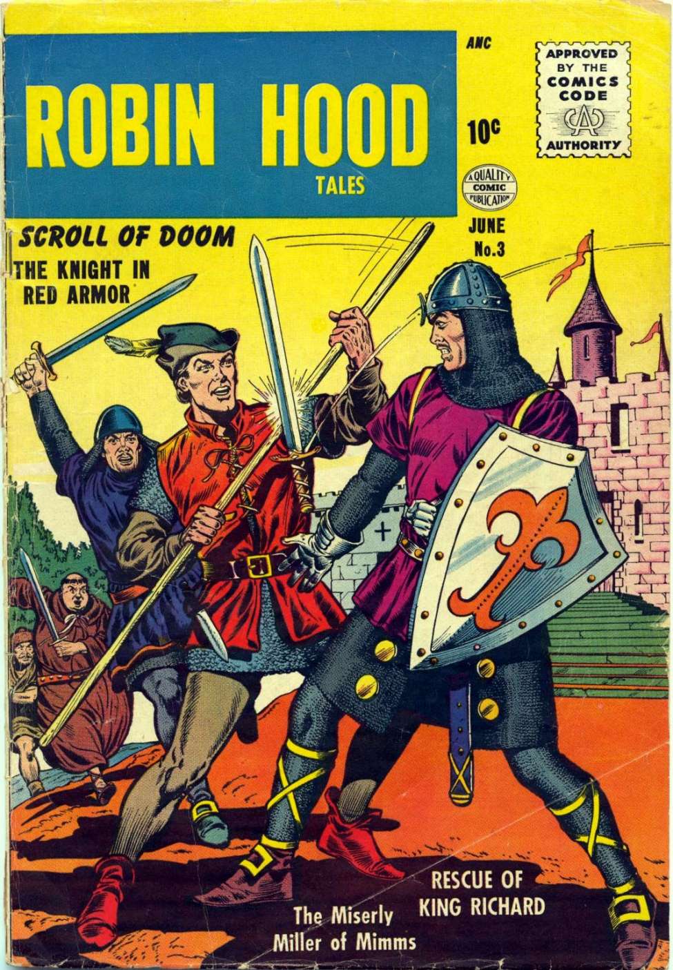 Comic Book Cover For Robin Hood Tales 3