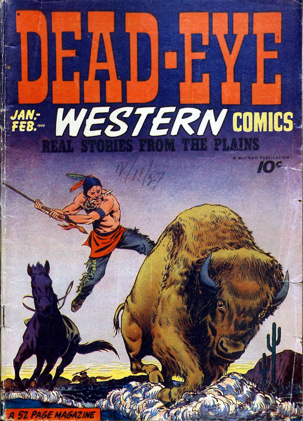Comic Book Cover For Dead-Eye Western v1 2