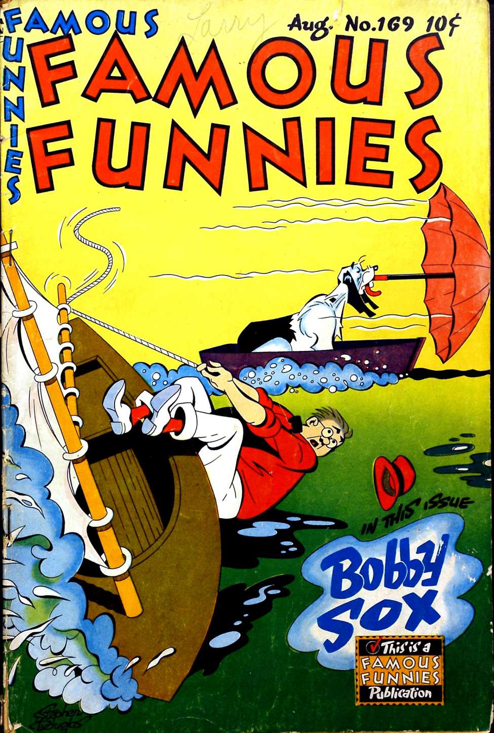 Book Cover For Famous Funnies 169