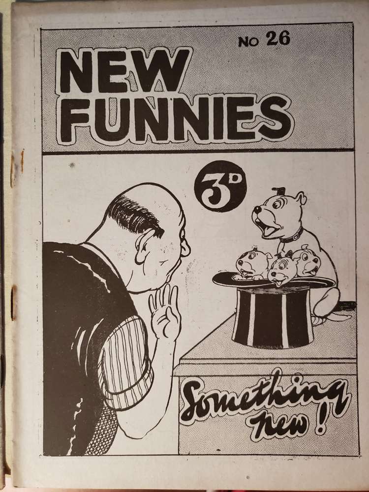 Book Cover For New Funnies 26