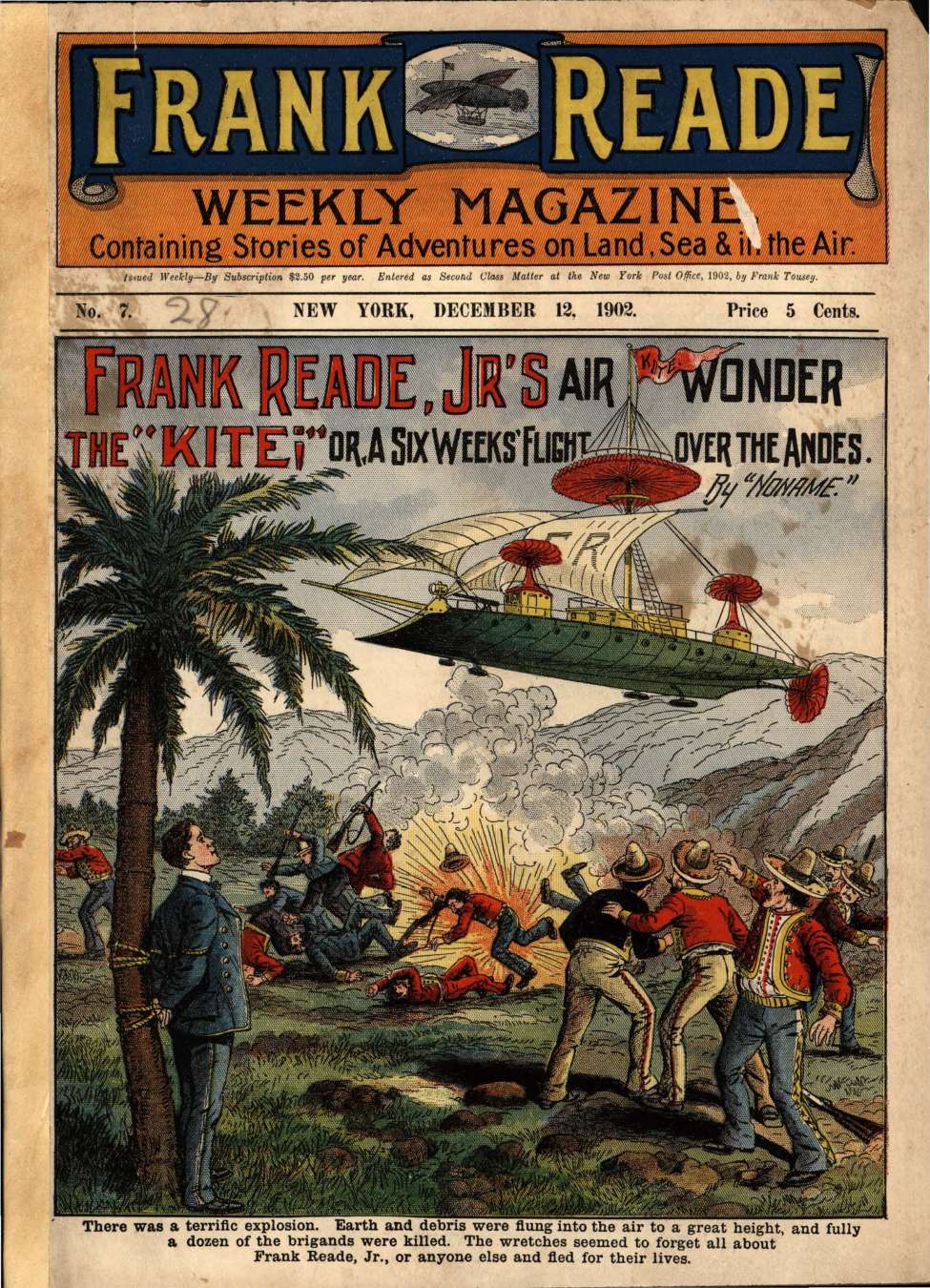 Book Cover For v1 7 - Frank Reade, Jr's Air Wonder the Kite