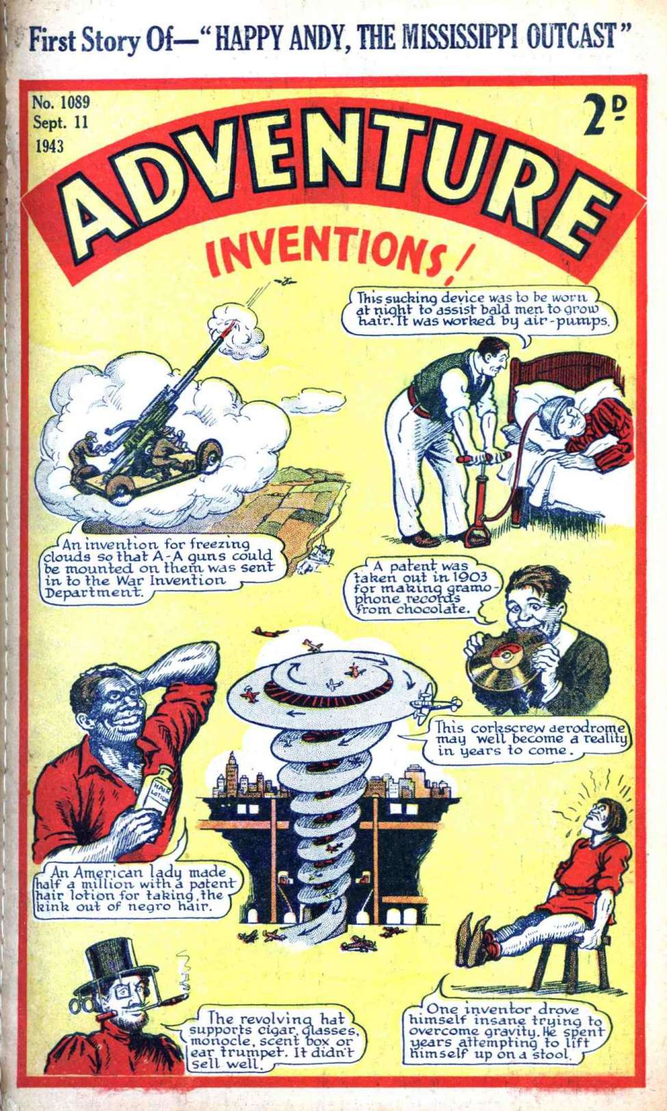 Comic Book Cover For Adventure 1089