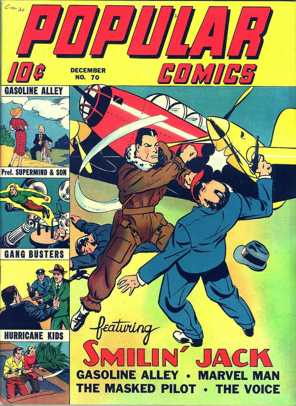 Comic Book Cover For Popular Comics 70 - Version 1