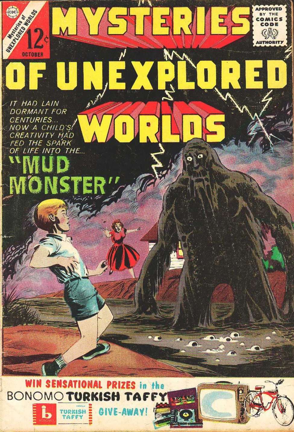 Comic Book Cover For Mysteries of Unexplored Worlds 38