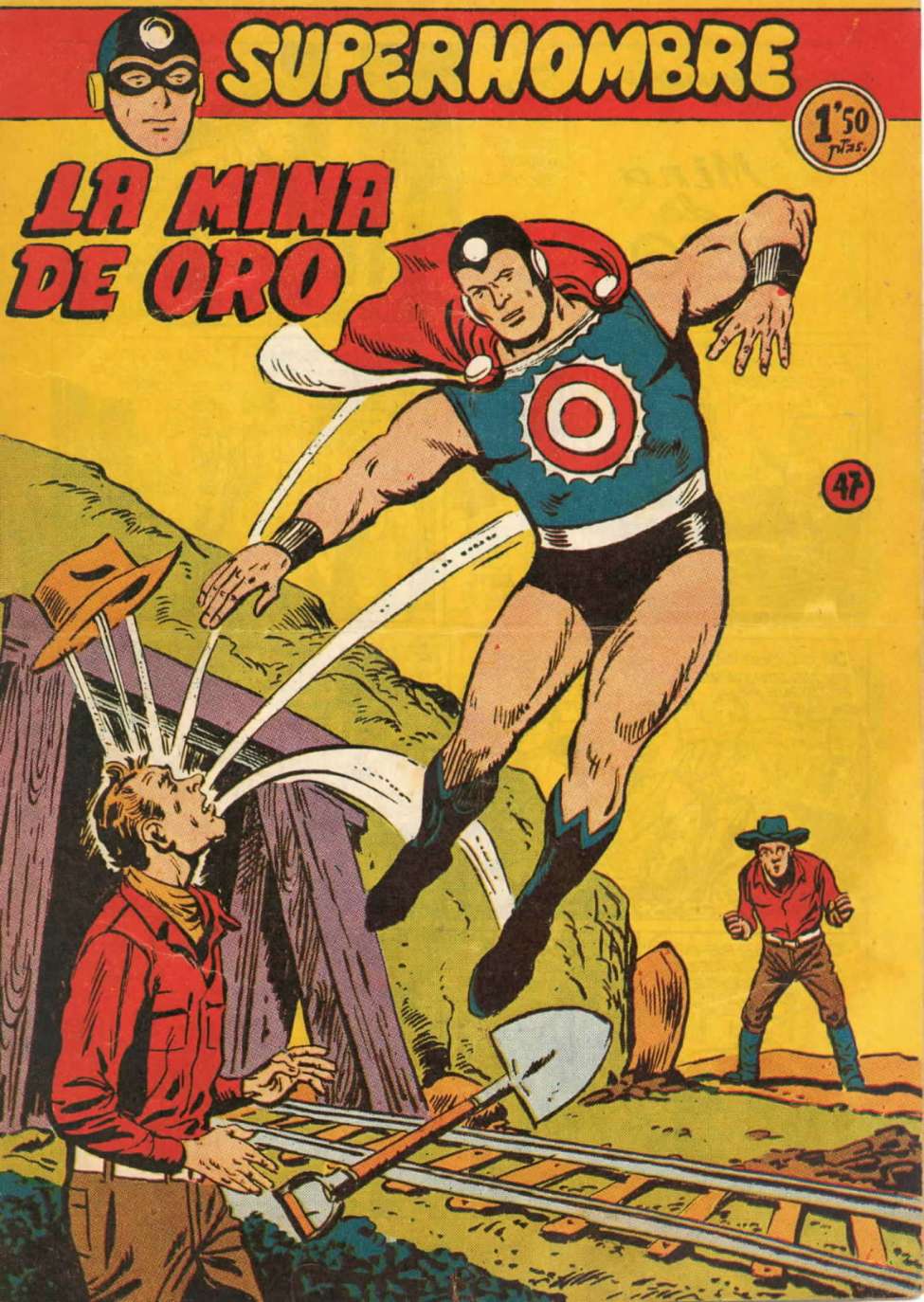 Comic Book Cover For SuperHombre 47 La mina de oro