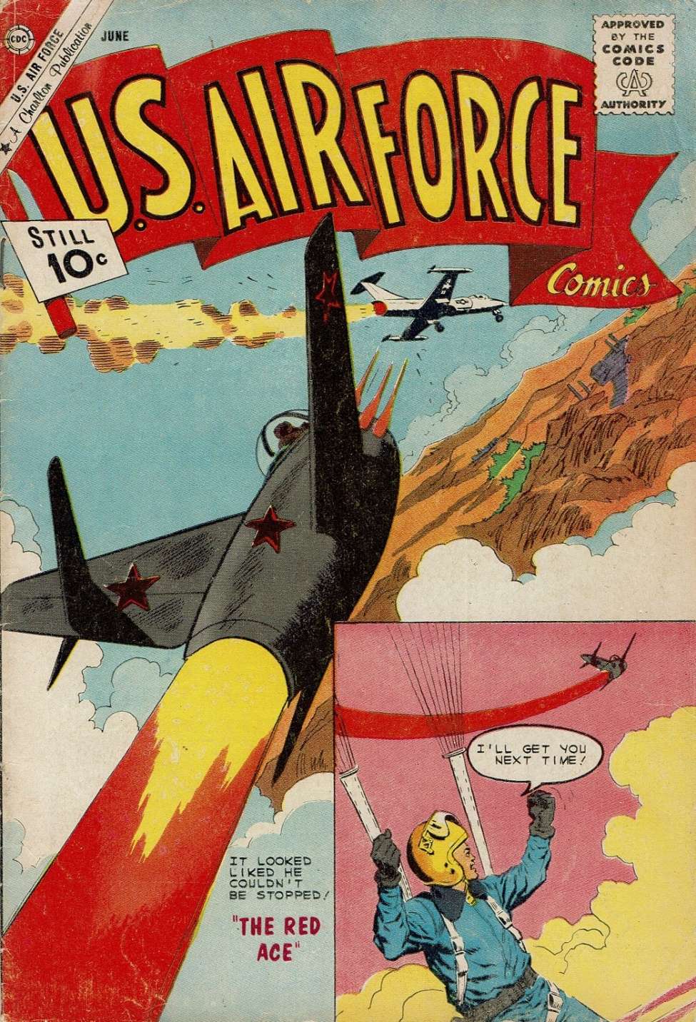 Comic Book Cover For U.S. Air Force Comics 16