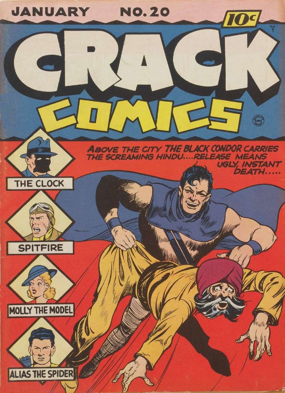Comic Book Cover For Crack Comics 20