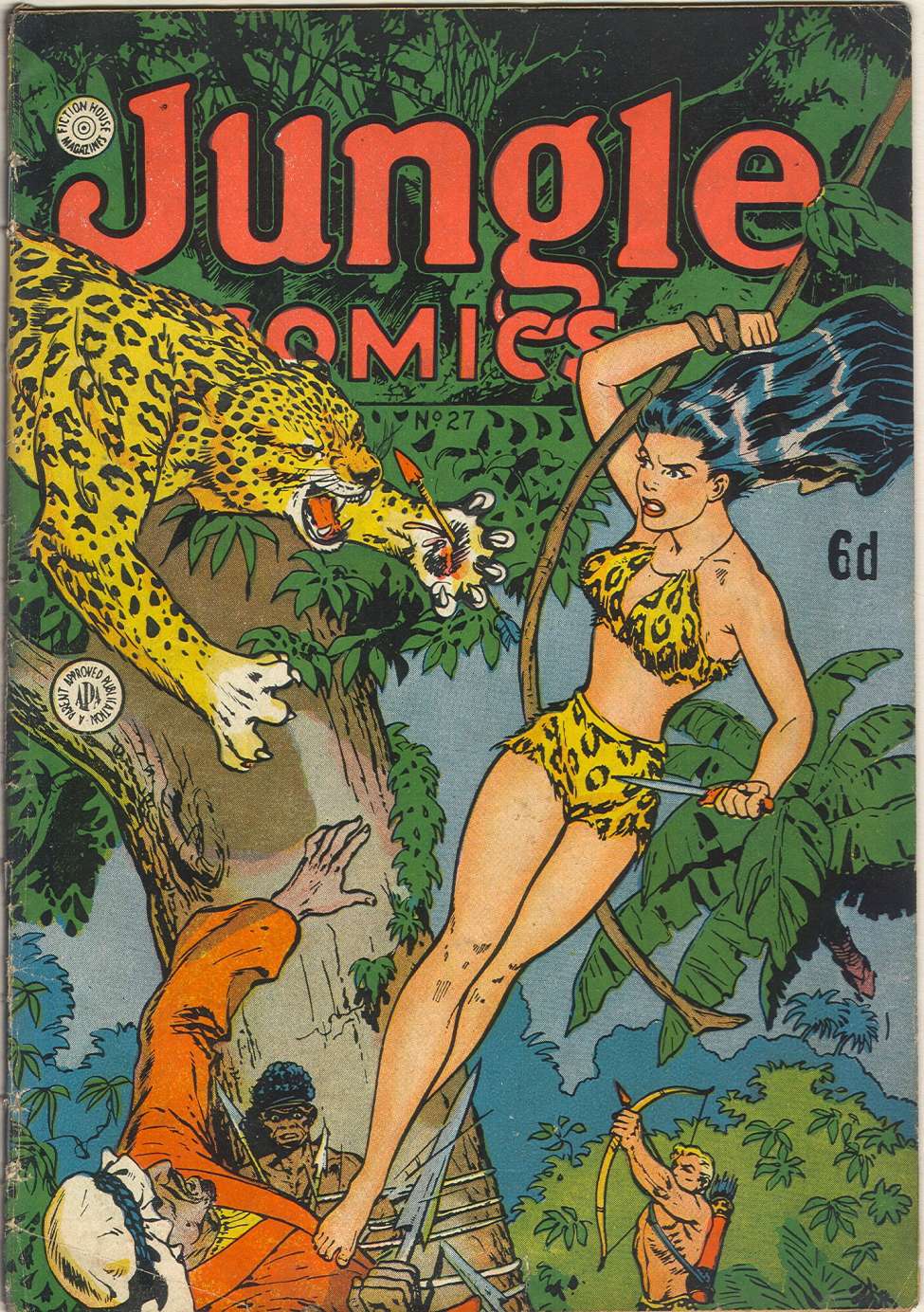 Book Cover For Jungle Comics 27