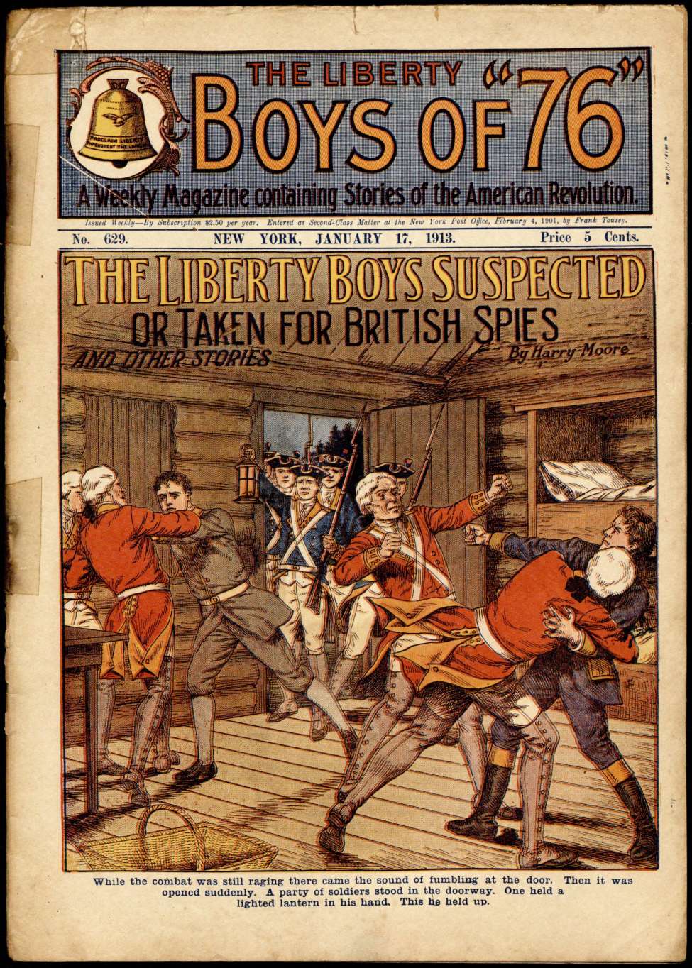 Book Cover For The Liberty Boys of 76 629 - The Liberty Boys Suspected