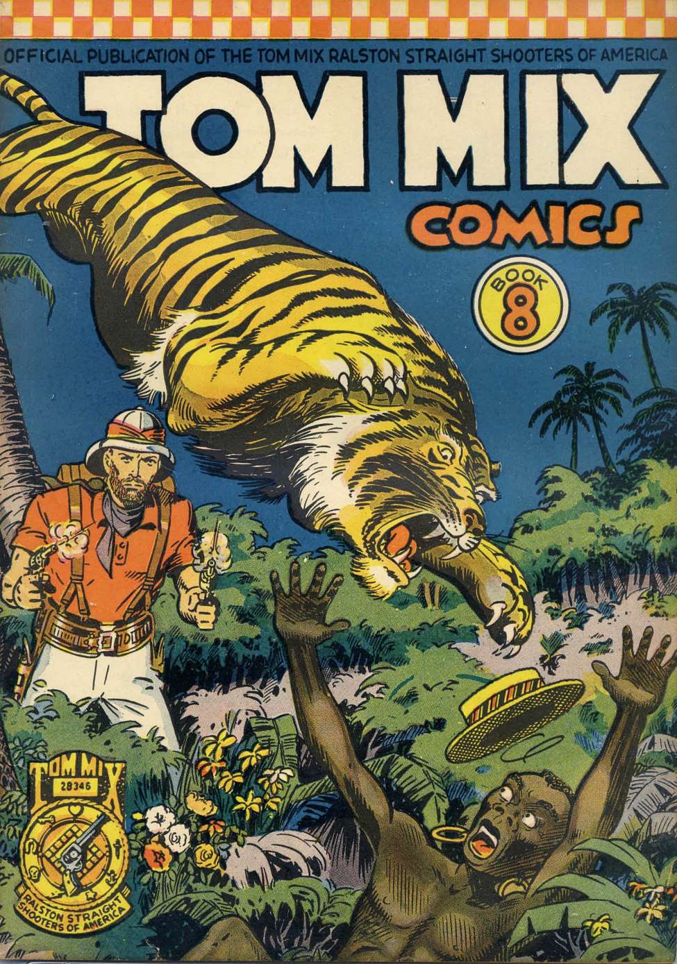 Comic Book Cover For Tom Mix Comics 8