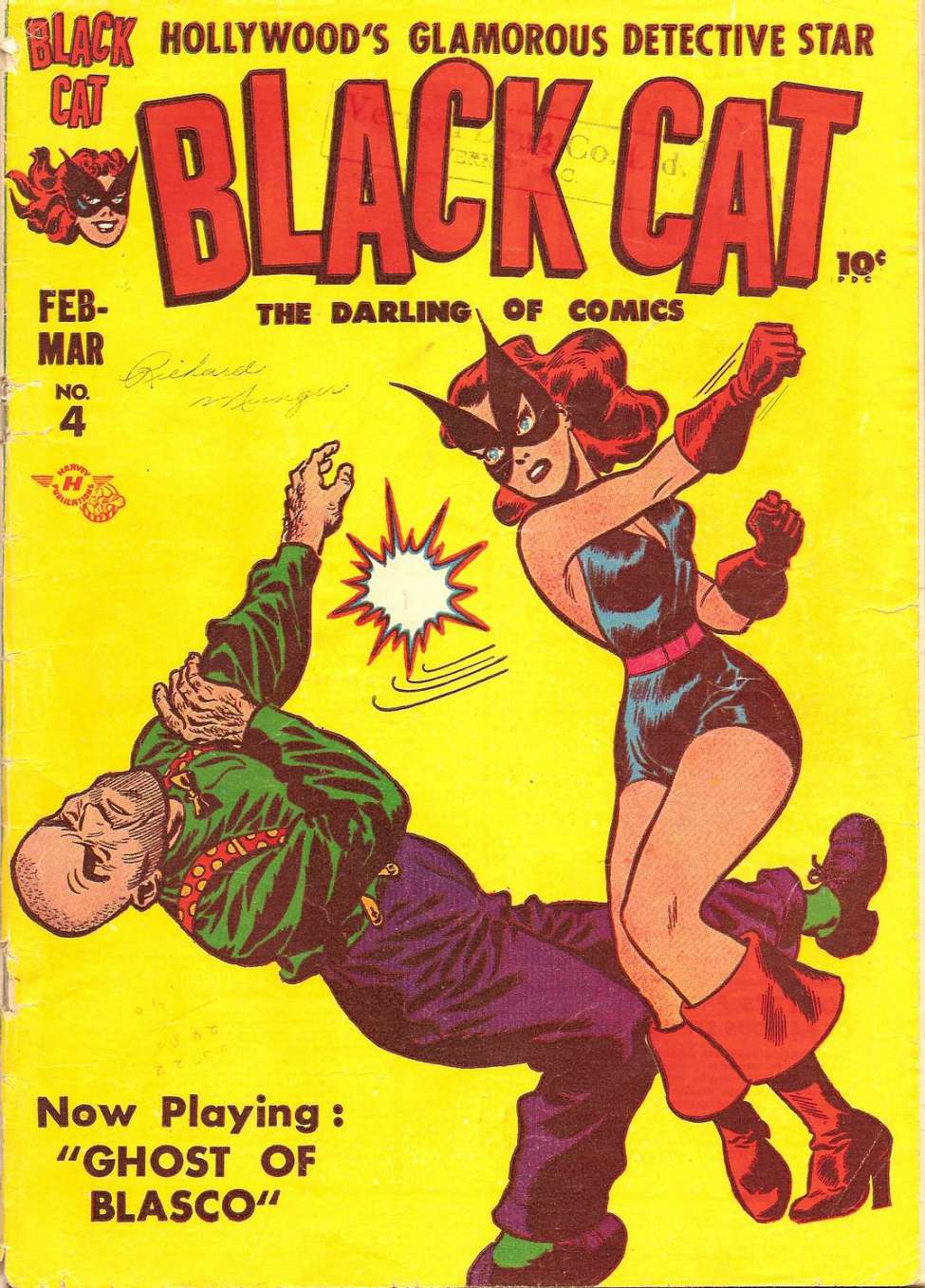 Comic Book Cover For Black Cat 4
