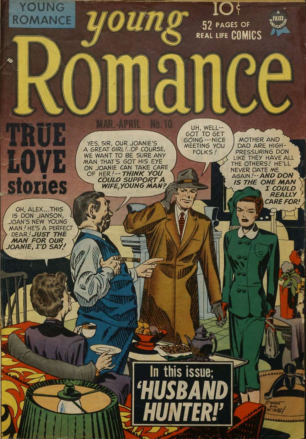 Comic Book Cover For Young Romance 10 (inc) - Version 2