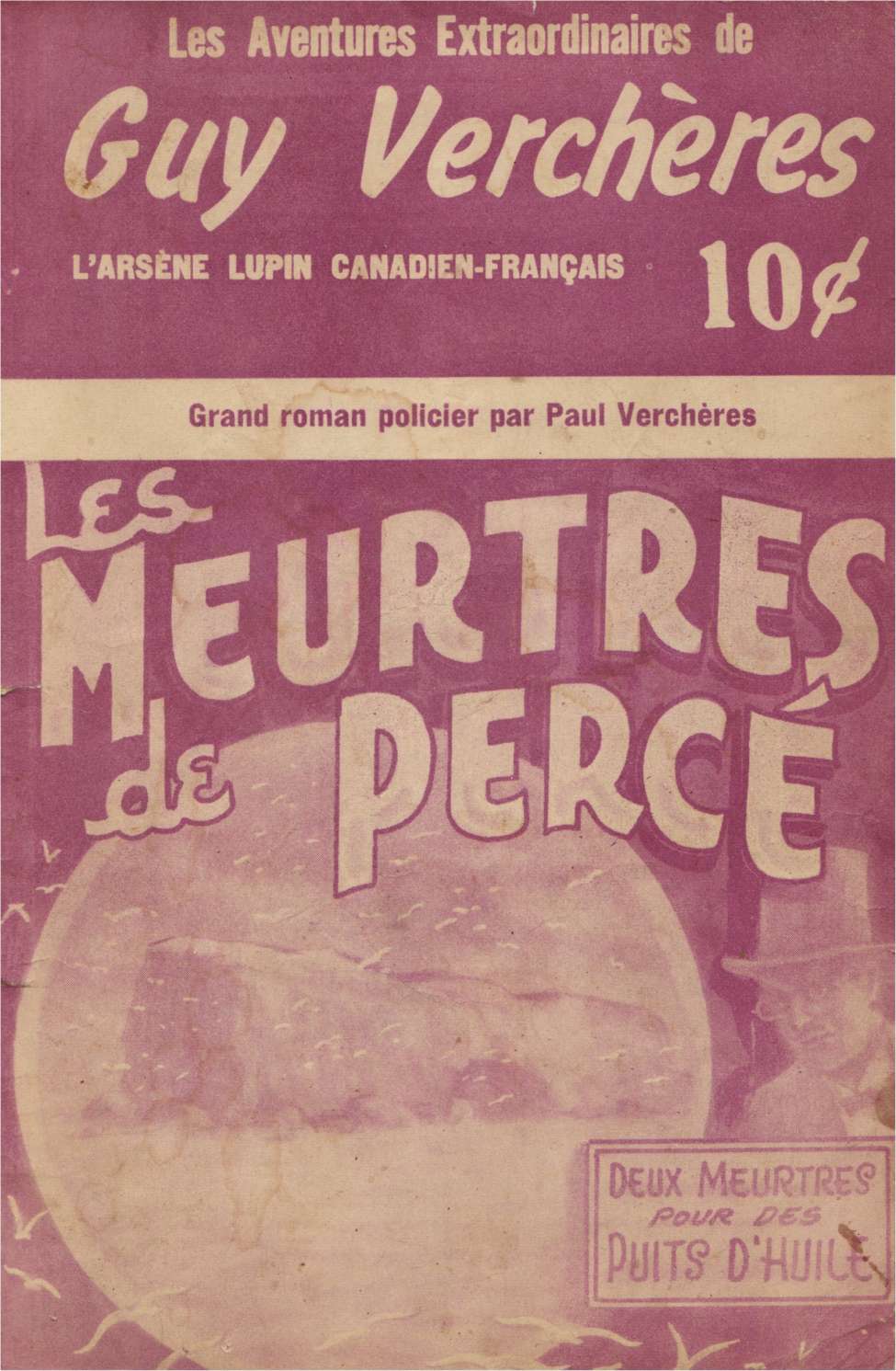 Book Cover For Guy Verchères v1 6 - Les meurtres de Percé
