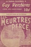 Cover For Guy Verchères v1 6 - Les meurtres de Percé