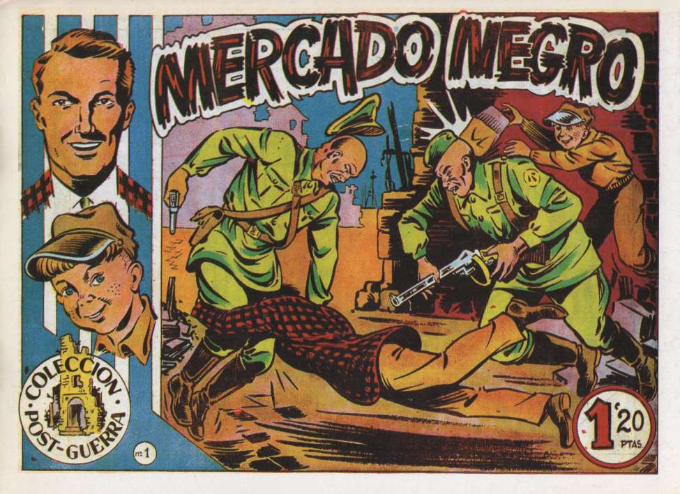 Comic Book Cover For Post Guerra 1 - Mercado Negro