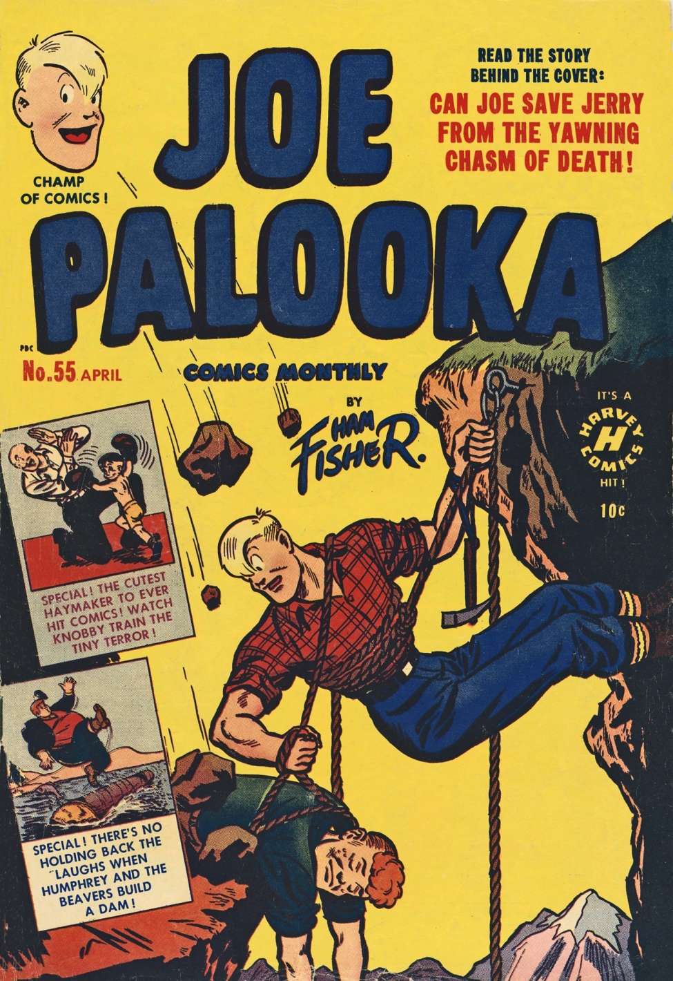Comic Book Cover For Joe Palooka Comics 55