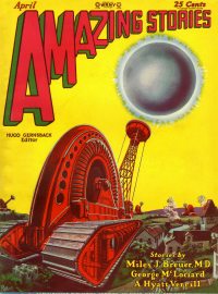 Large Thumbnail For Amazing Stories v4 1 - The Revolt of the Atoms - Frank R. Paul