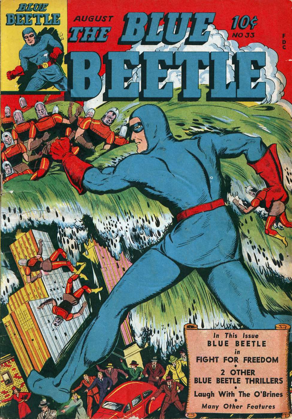 Book Cover For Blue Beetle 33