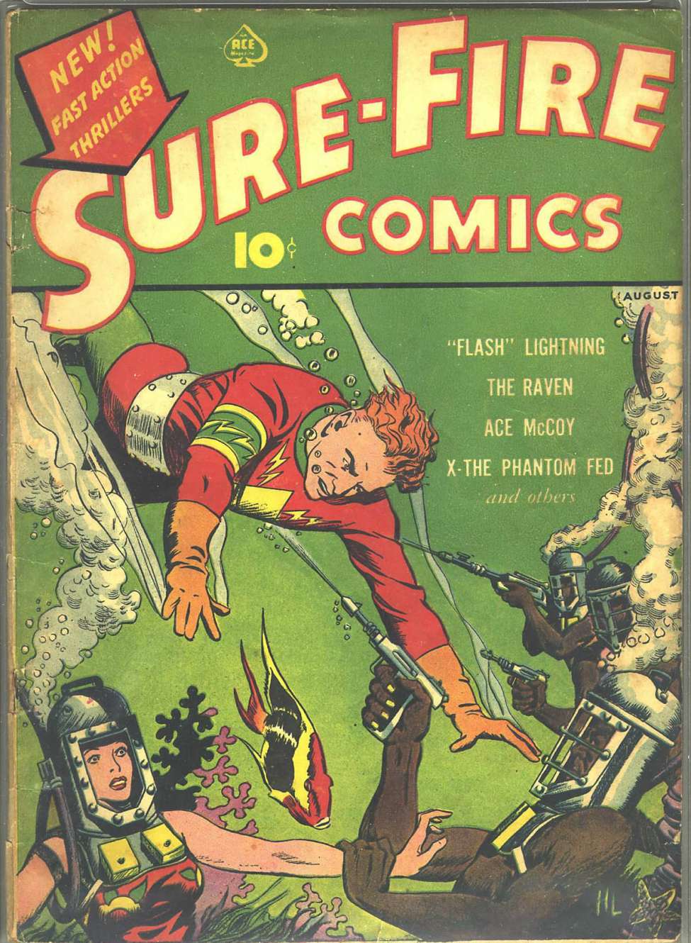 Comic Book Cover For Sure-Fire Comics 2