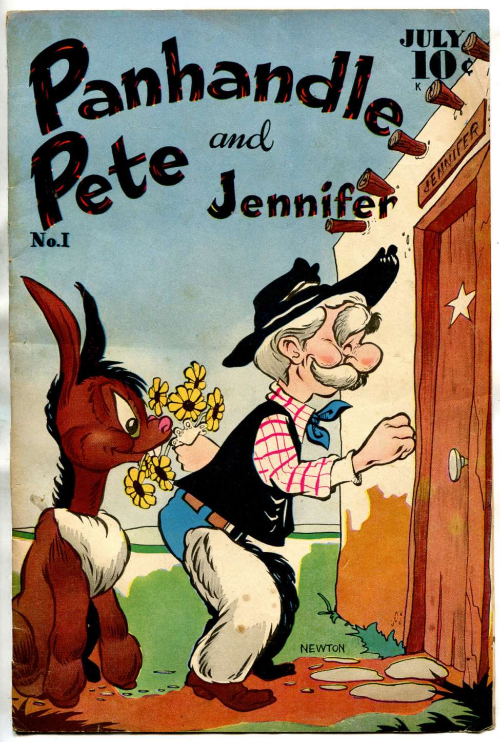 Comic Book Cover For Panhandle Pete and Jennifer 1