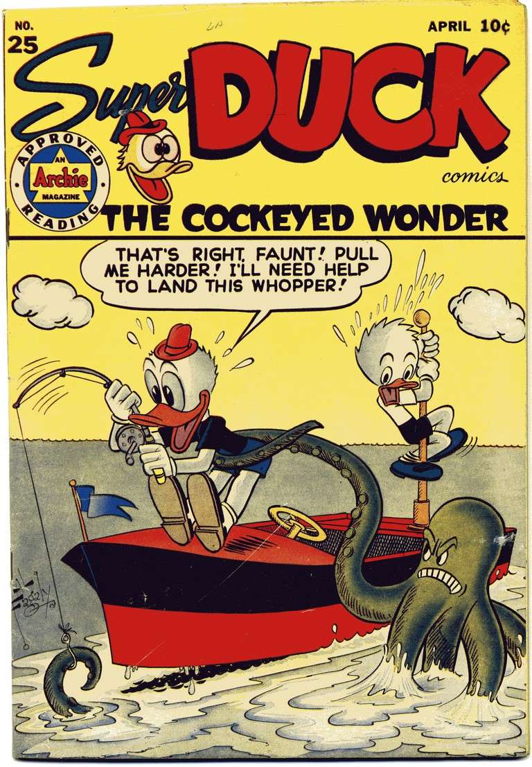 Book Cover For Super Duck 25