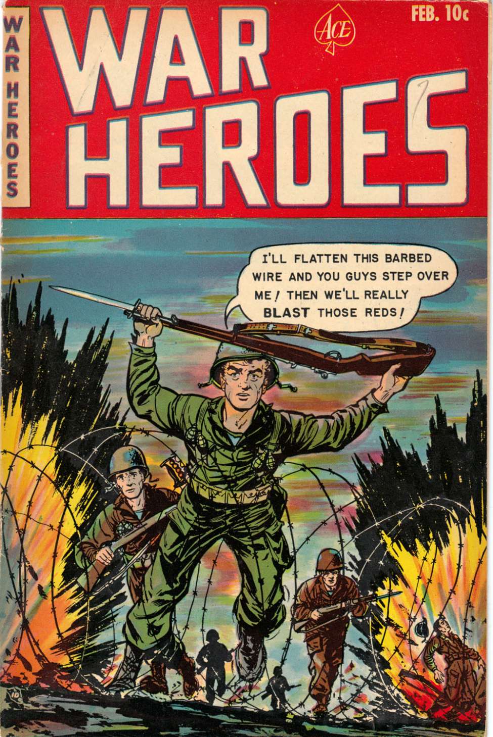 Comic Book Cover For War Heroes 7