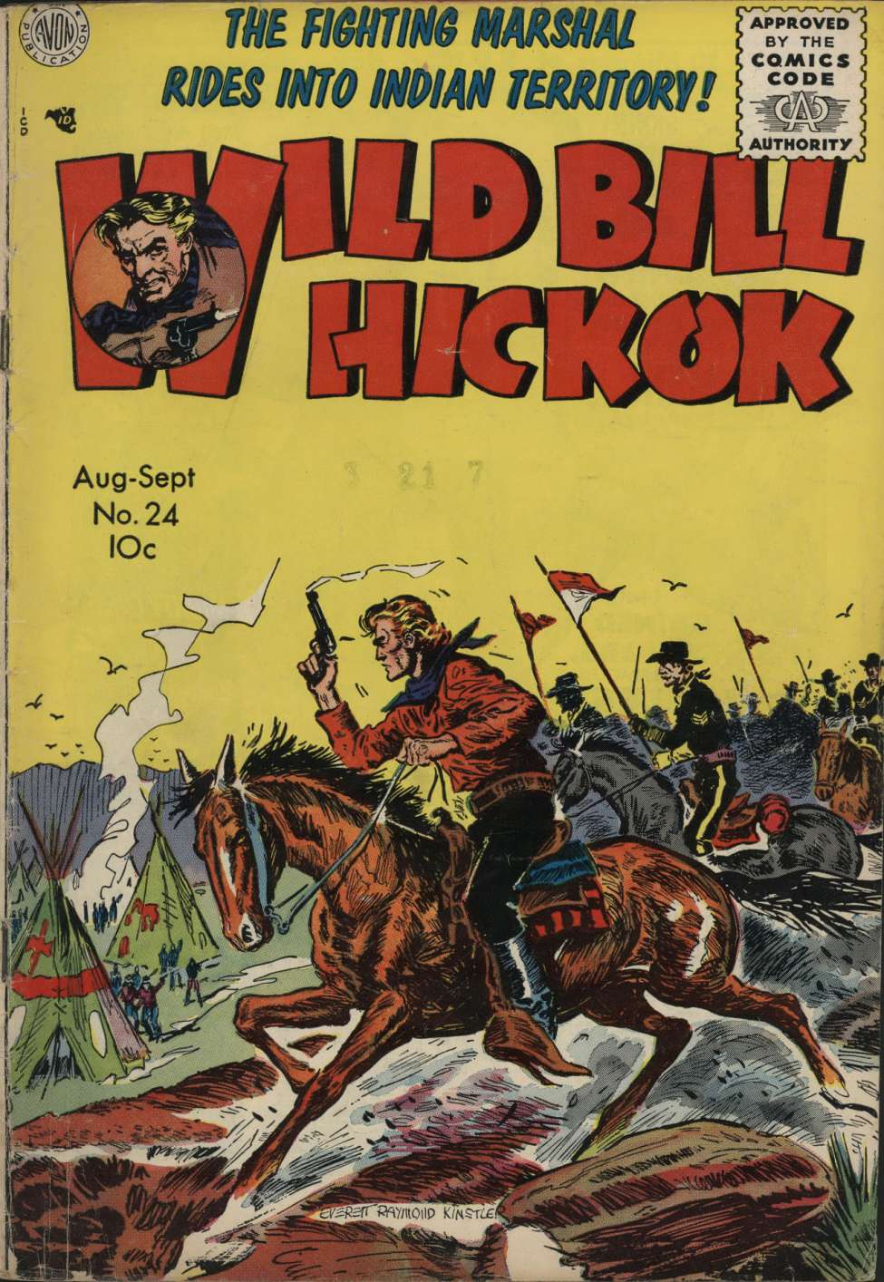 Comic Book Cover For Wild Bill Hickok 24