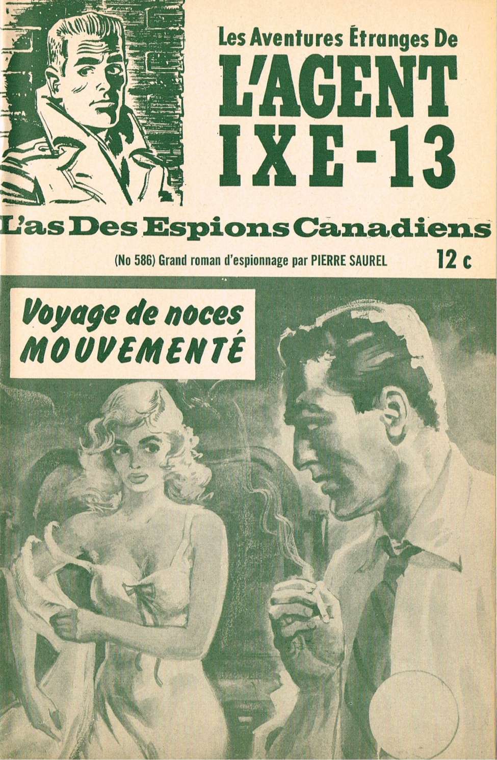 Book Cover For L'Agent IXE-13 v2 586 - Voyage de noces mouvementé