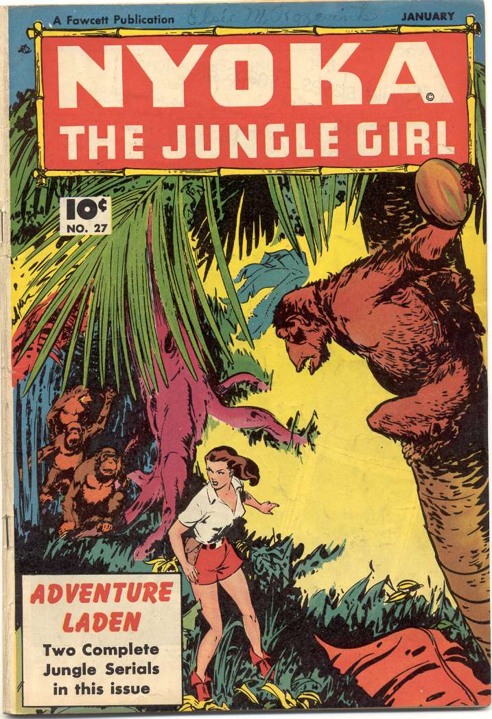 Comic Book Cover For Nyoka the Jungle Girl 27 - Version 1