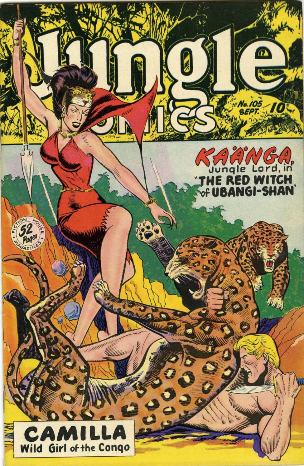 Book Cover For Jungle Comics 105 - Version 1