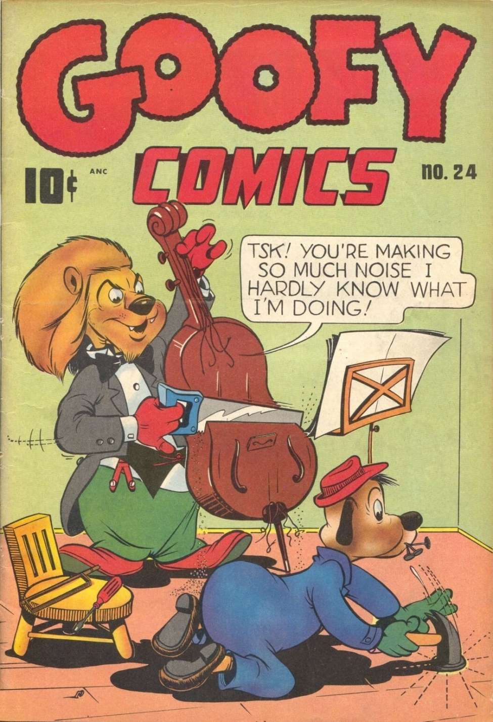 Comic Book Cover For Goofy Comics 24