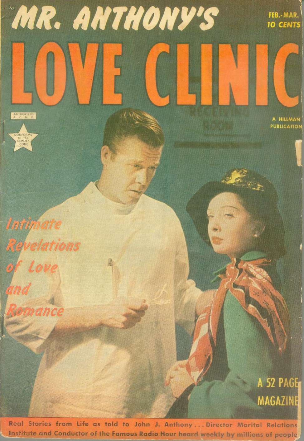 Comic Book Cover For Mr. Anthony's Love Clinic 4