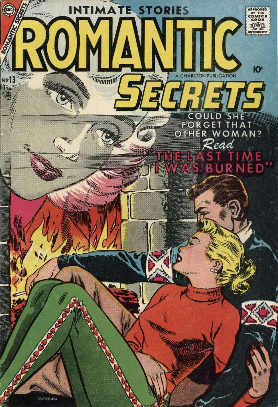 Comic Book Cover For Romantic Secrets 13