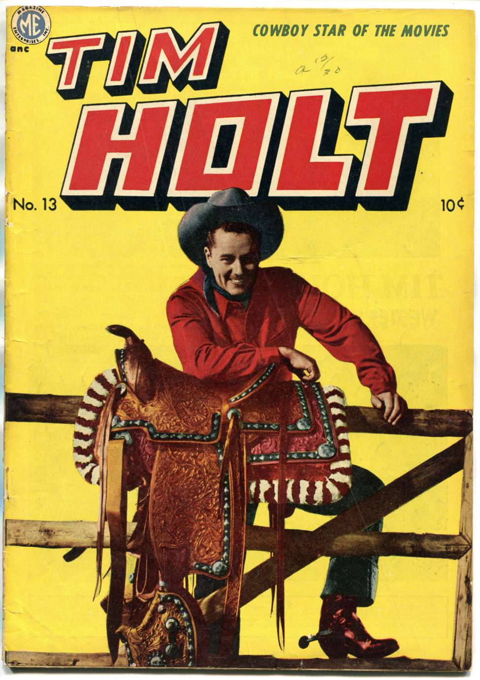 Comic Book Cover For Tim Holt 13