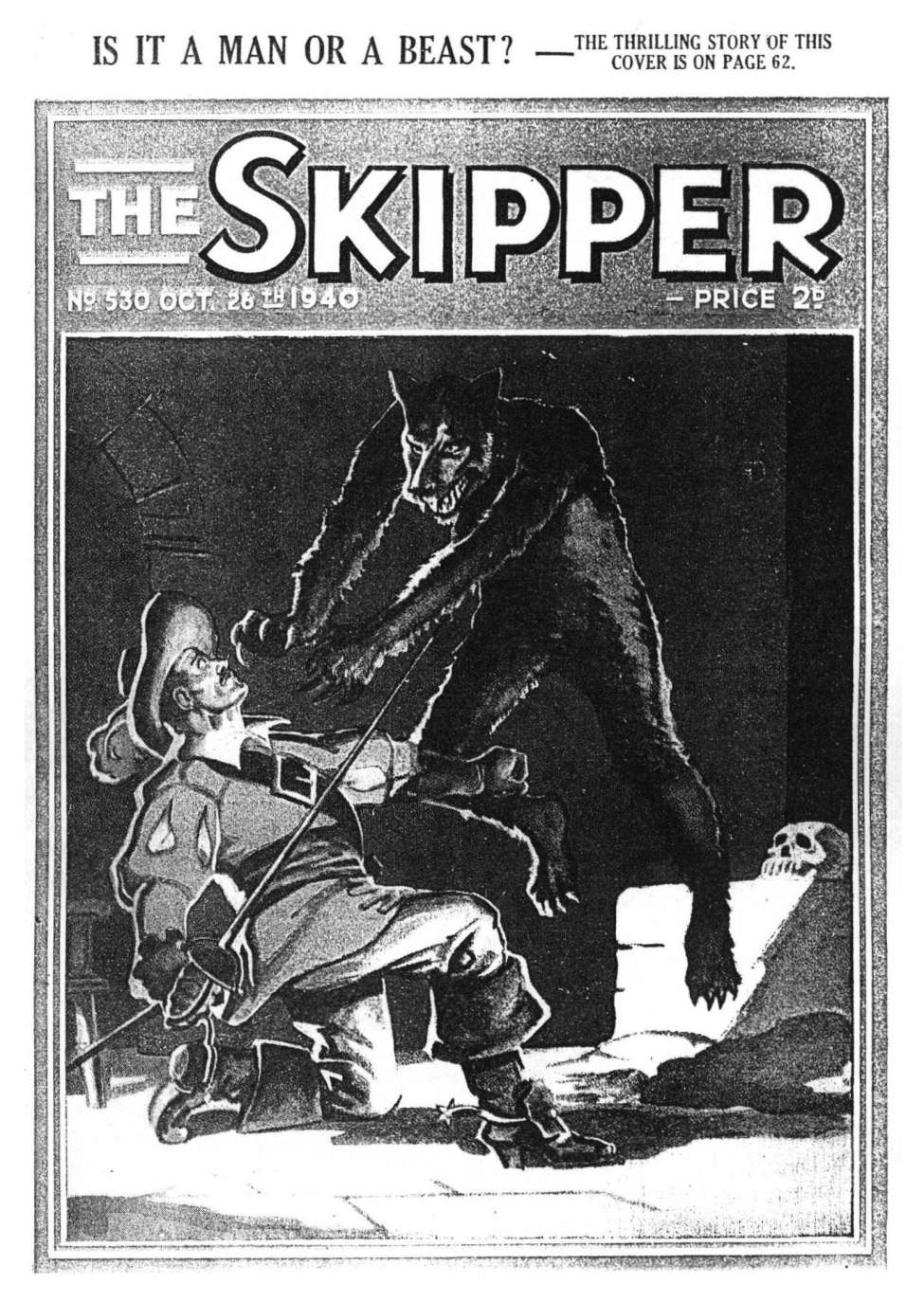 Comic Book Cover For The Skipper 530