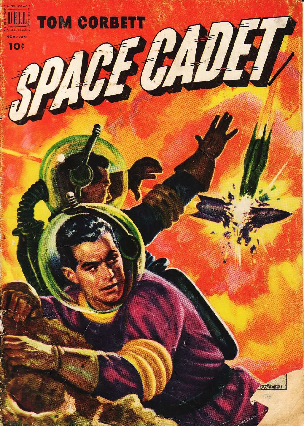 Comic Book Cover For Tom Corbett, Space Cadet 4 - Version 1