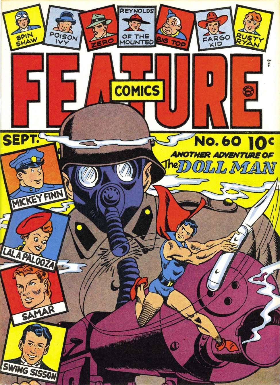 Book Cover For Feature Comics 60