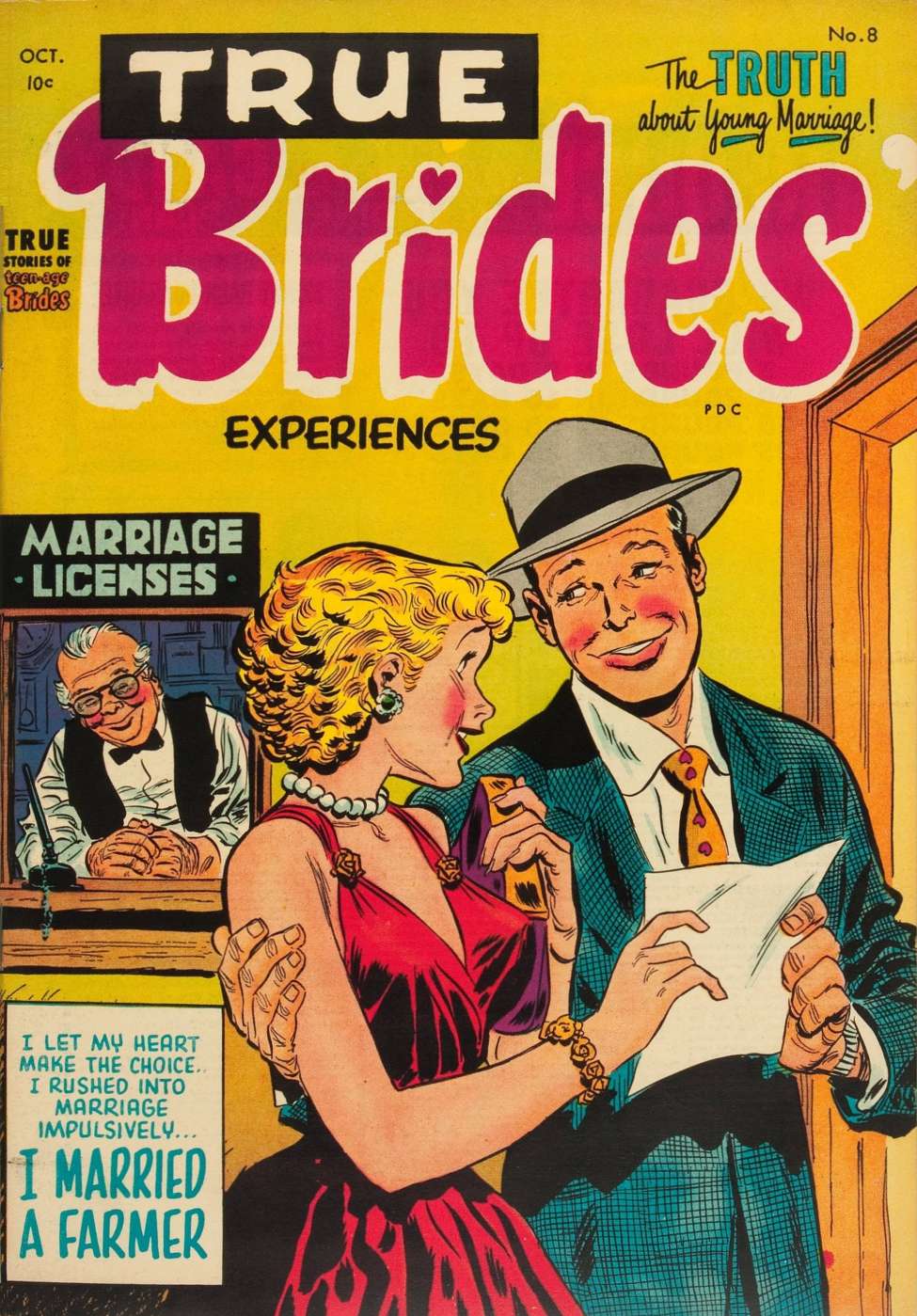 Comic Book Cover For True Brides' Experiences 8