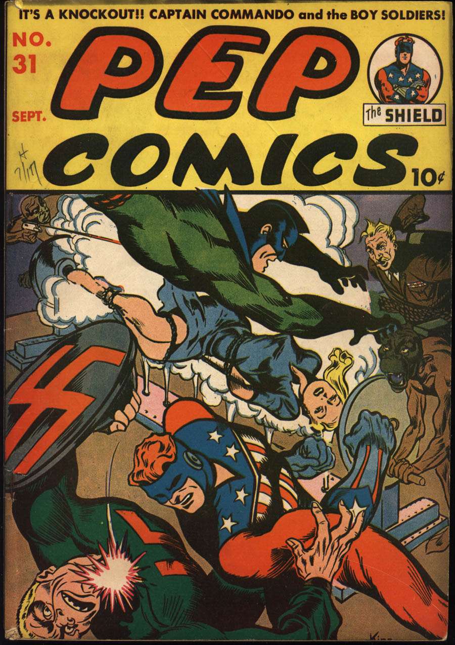 Comic Book Cover For Pep Comics 31