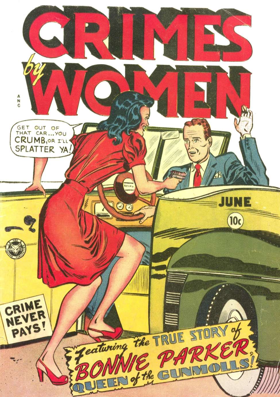 Comic Book Cover For Crimes By Women 1