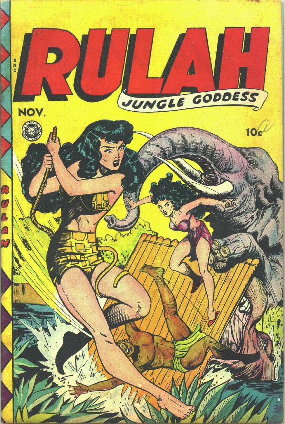Comic Book Cover For Rulah Jungle Goddess 20