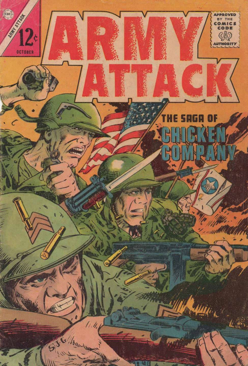 Comic Book Cover For Army Attack 2