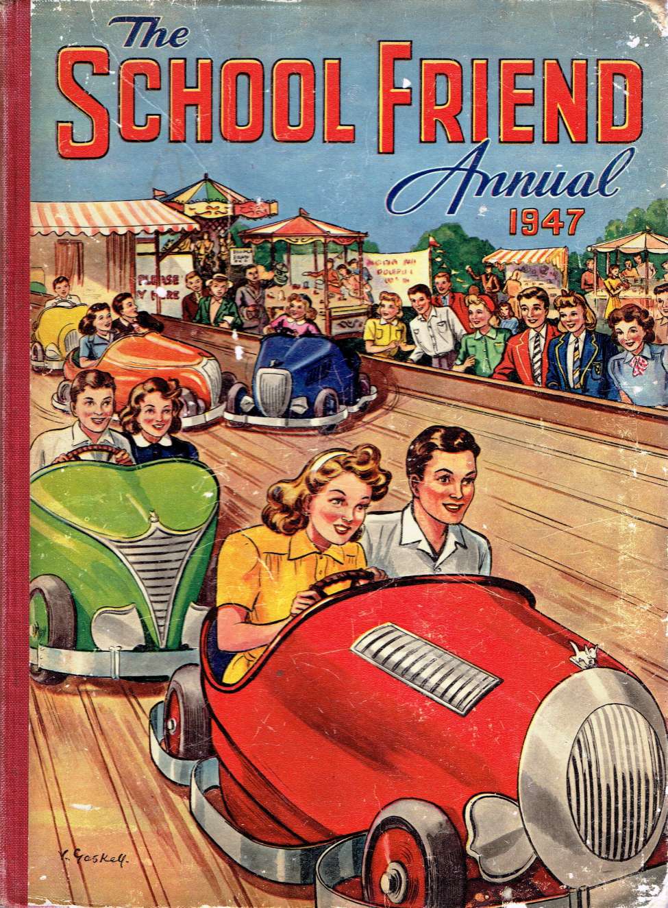 Comic Book Cover For The School Friend Annual 1947 (1 of 2)