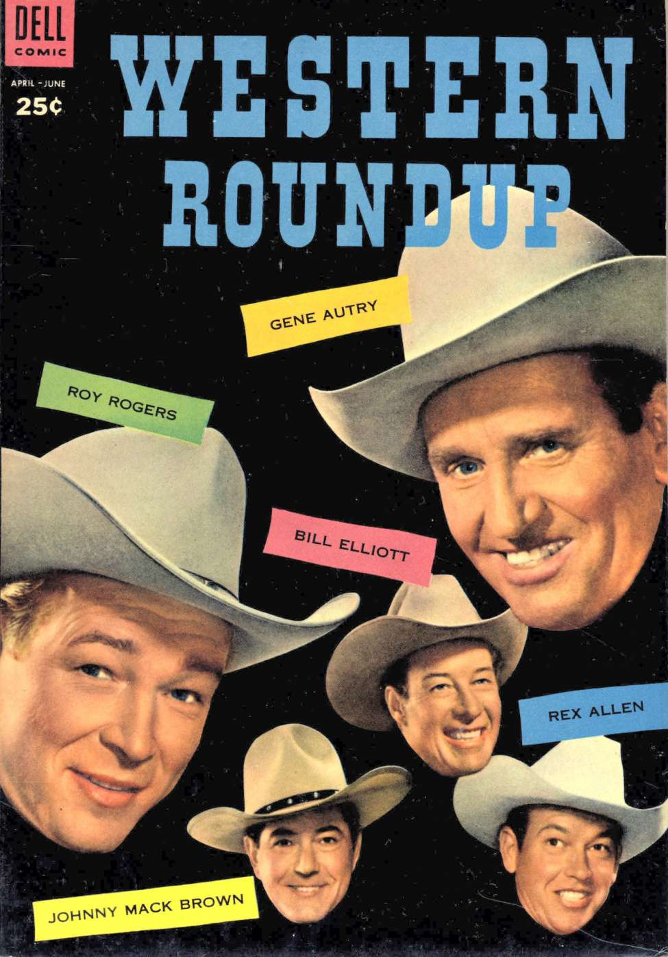 Comic Book Cover For Western Roundup 6 (inc)
