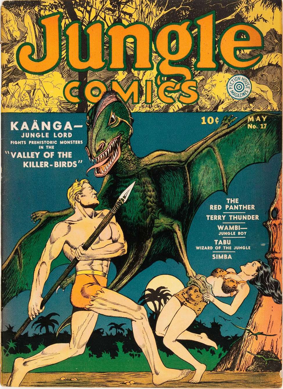Book Cover For Jungle Comics 17