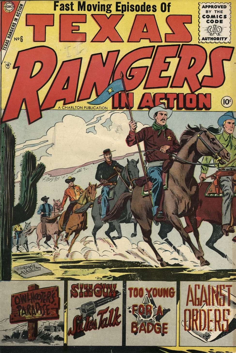 Book Cover For Texas Rangers in Action 6