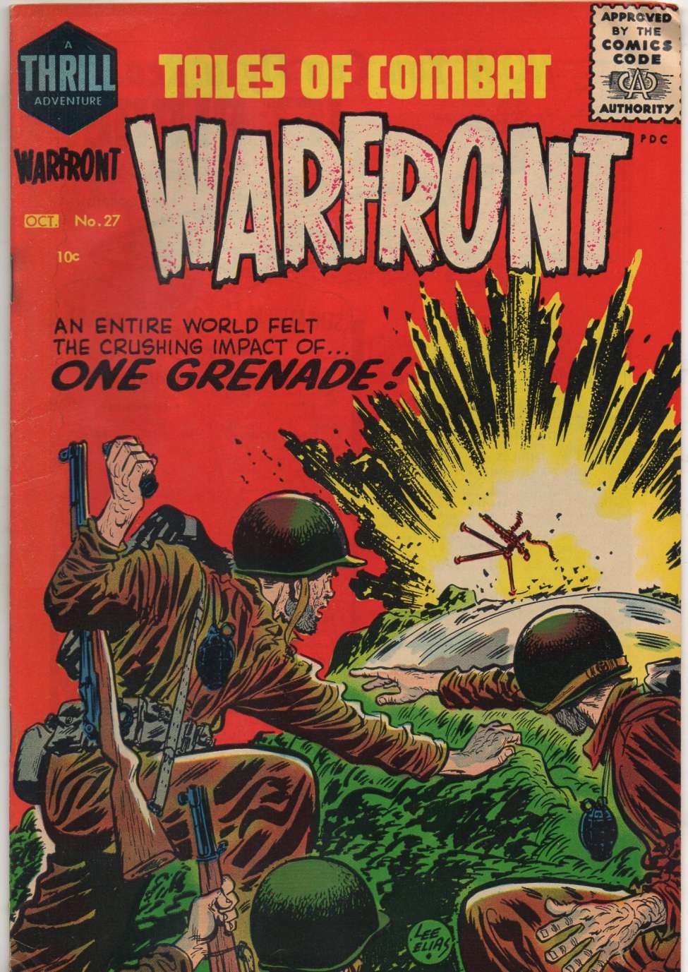 Comic Book Cover For Warfront 27