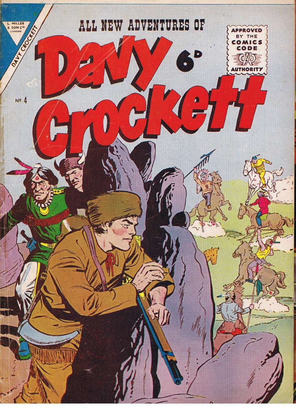 Book Cover For Davy Crockett 4