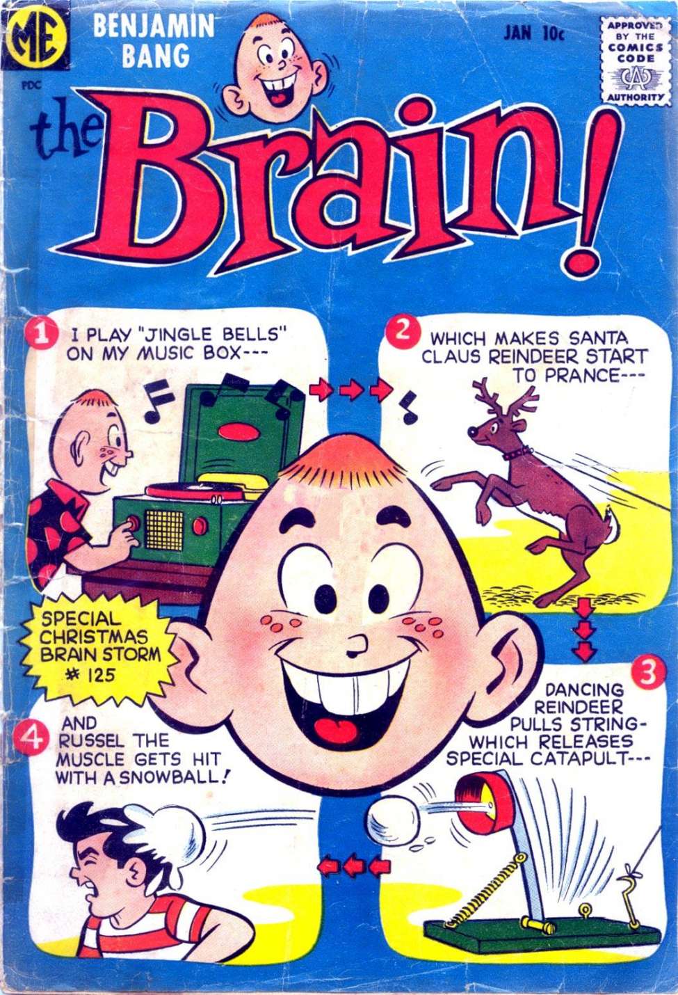 Comic Book Cover For The Brain 6