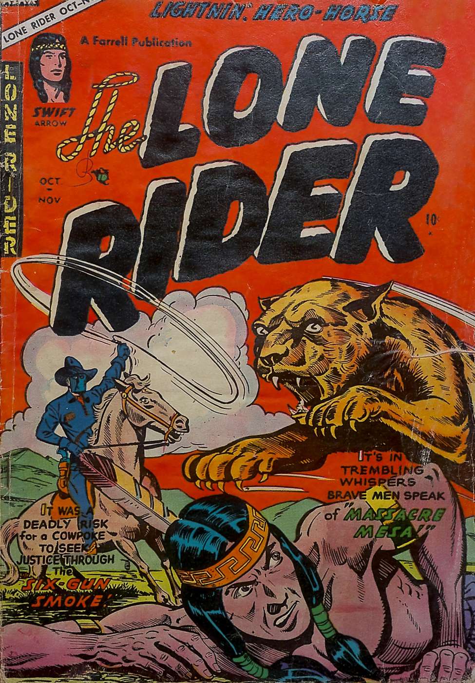 Comic Book Cover For The Lone Rider 22 - Version 2